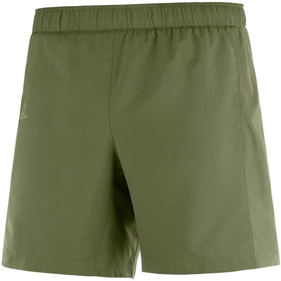 Salomon Agile 2in1 M Men's Shorts Olive | MZBH87321