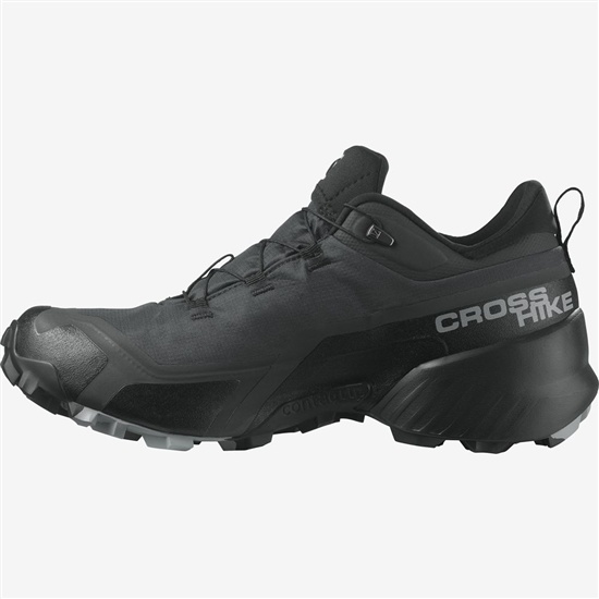 Salomon Cross Hike Gore-tex Men's Hiking Shoes Black | EMDL36480