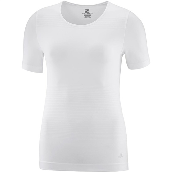 Salomon Elevate Move'on W Women's T Shirts White | YUPX04928