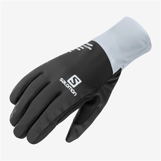 Salomon Equipe U Men's Gloves Black | HFZJ32150