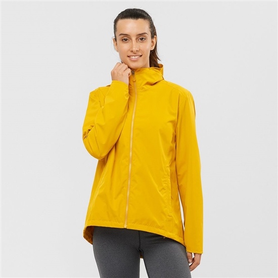 Salomon Essential Waterproof 2l Women's Jackets Yellow | UCXK92078