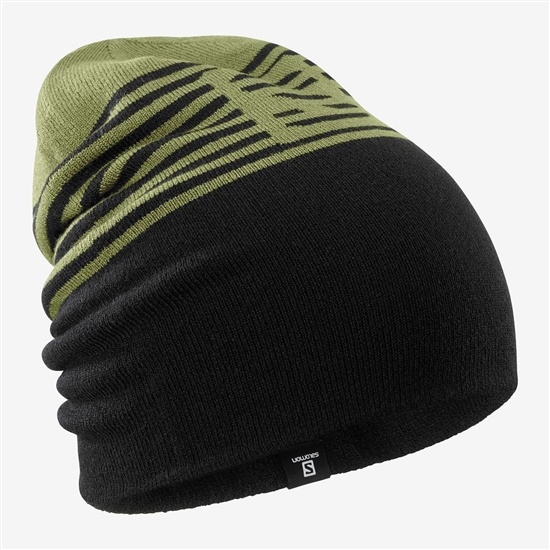 Salomon Flatspin Reversible Men's Hats Black | PQLS28936