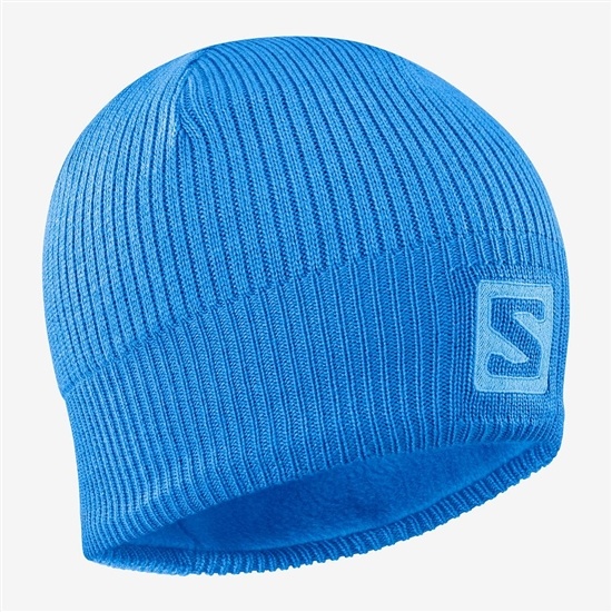 Salomon Logo Men's Hats Blue | YCTE42786