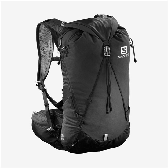 Salomon Out Day 20+4 Men's Backpacks Black | RWLI68317
