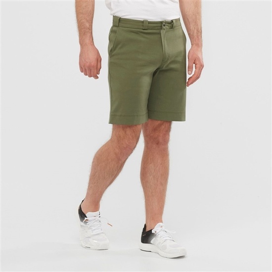 Salomon Outlife Chino M Men's Shorts Olive | ZAEI30548