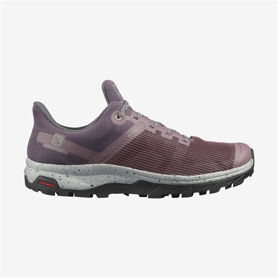 Salomon Outline Prism Gtx Women's Hiking Shoes Purple | AINY16748