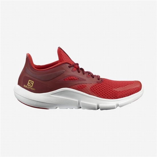 Salomon Predict Mod Men's Road Running Shoes White / Red | CFPI89043