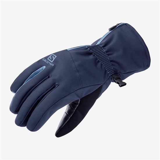 Salomon Propeller Dry W Women's Gloves Navy | TWNH05361