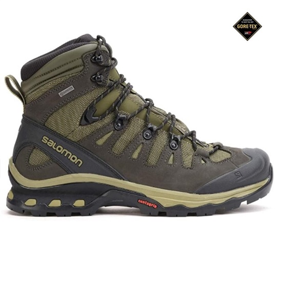 Salomon Quest 4d 3 Gore-tex Men's Hiking Boots Olive | VIWZ57312
