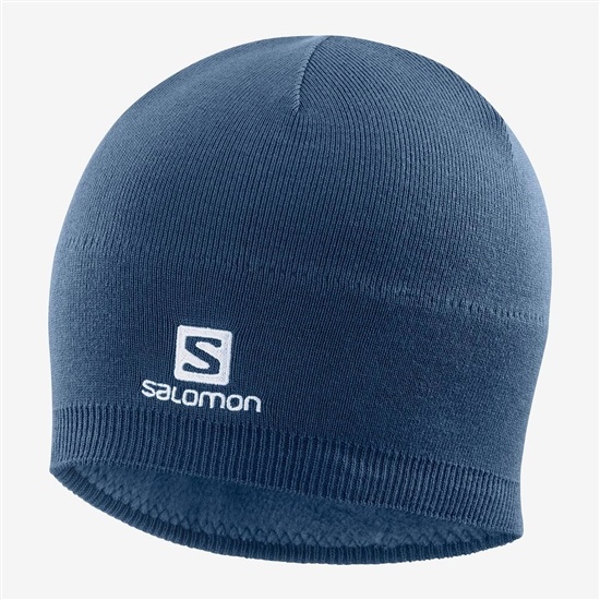 Salomon Rs Warm Men's Hats Navy | DXEA30457