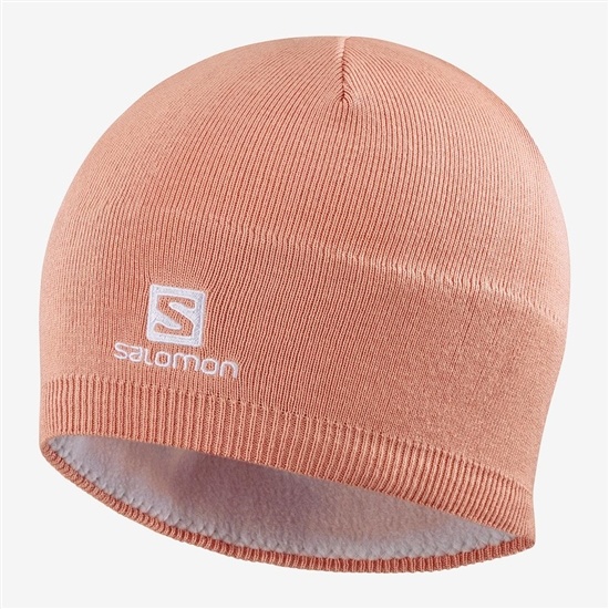 Salomon Rs Warm Men's Hats Pink | FKSE90265
