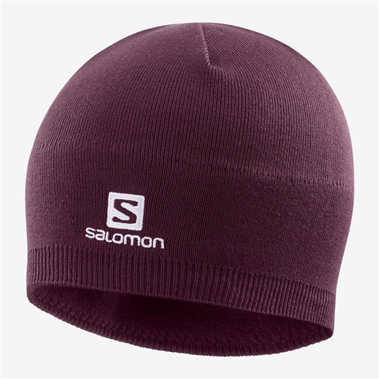 Salomon Rs Warm Men's Hats Purple | ZUFP52310