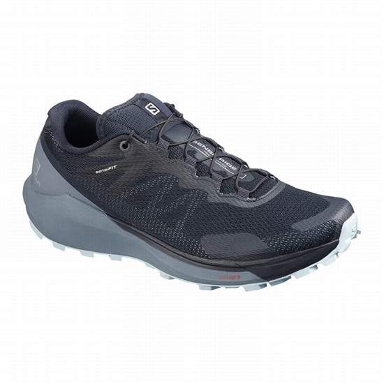 Salomon Sense Ride 3 W Women's Running Shoes Navy / Grey | STKY56827