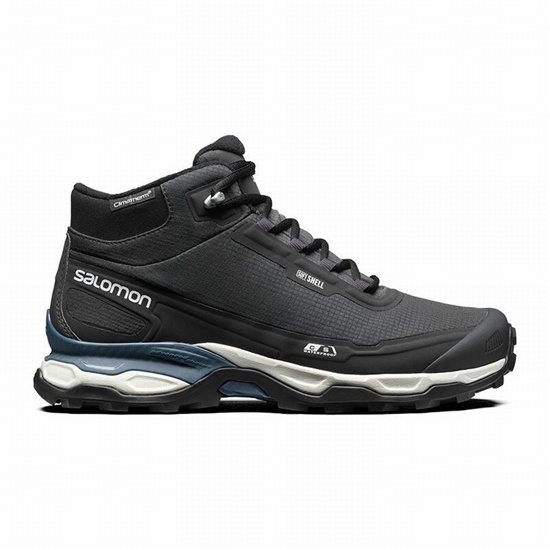Salomon Shelter Cswp Advanced Men's Trail Running Shoes Black / Blue | SLIF21468