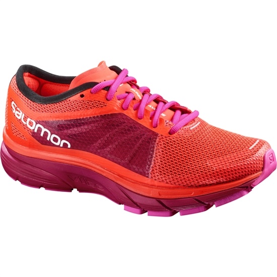 Salomon Sonic Ra W Women's Running Shoes Orange / Purple | CUFI19683