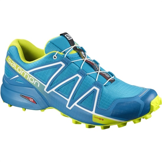 Salomon Speedcross 4 Men's Trail Running Shoes Blue | KMQW78692