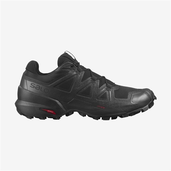 Salomon Speedcross 5 Men's Trail Running Shoes Black | LSWU90715