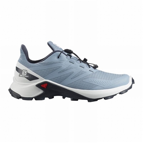 Salomon Supercross Blast W Women's Trail Running Shoes Grey Blue / White | CITQ57638