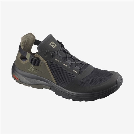 Salomon Tech Amphib 4 Men's Water Shoes Black / Gray | UWQK02836