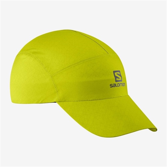 Salomon Waterproof Men's Hats Yellow | ZXTD61420