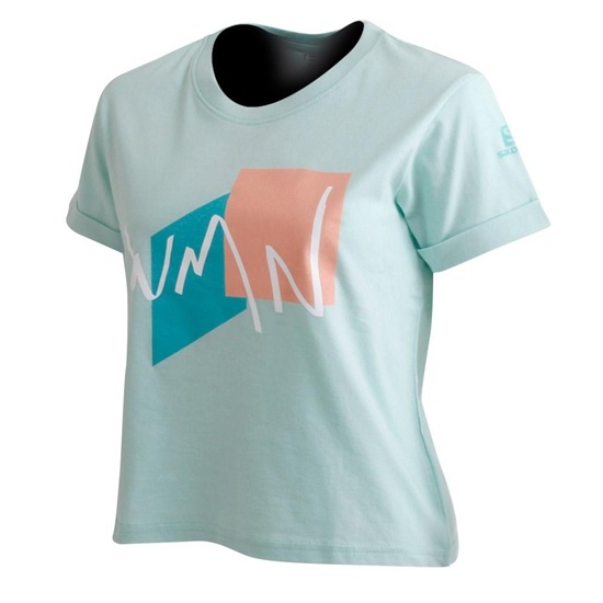 Salomon Wmn Cropped Tee Women's T Shirts Multicolor | UZAK46820