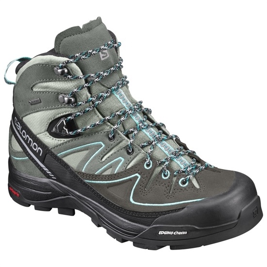 Salomon X Alp Mid Ltr Gtx W Women's Hiking Boots Grey / Black | RUPJ75064