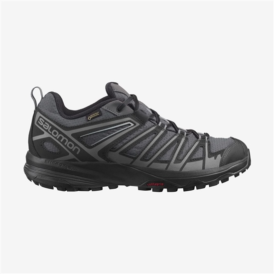 Salomon X Crest Gore-tex Men's Hiking Shoes Black | NICV26805