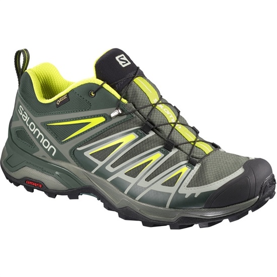 Salomon X Ultra 3 Gtx Men's Hiking Shoes Olive / Black | AHMK54731