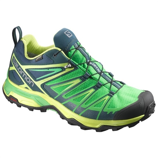Salomon X Ultra 3 Gtx Men's Hiking Shoes Green / Black | TOPL41895
