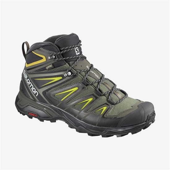 Salomon X Ultra 3 Wide Mid Gore-tex Men's Hiking Boots Multicolor | CAVQ30251