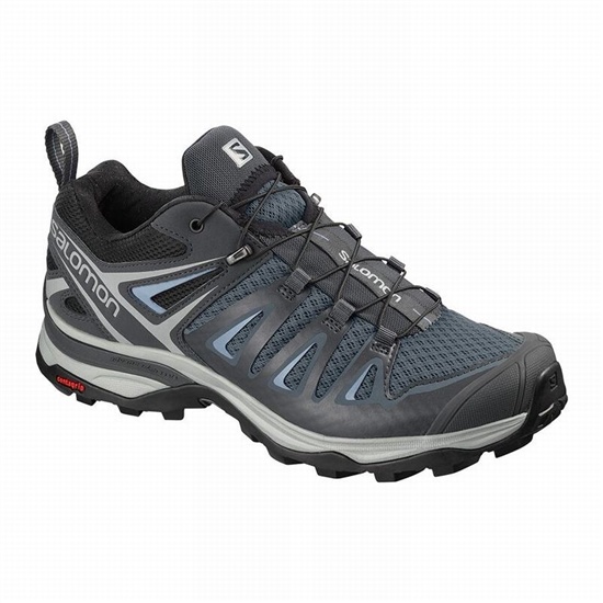 Salomon X Ultra 3 Women's Hiking Shoes Dark Blue / Black | YBFT43791