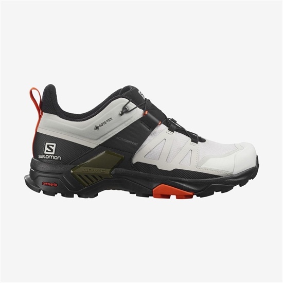 Salomon X Ultra 4 Gore-tex Men's Hiking Shoes White | UYWZ10826