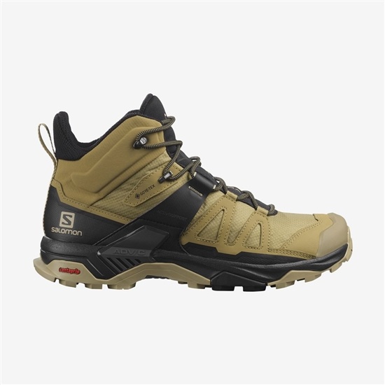 Salomon X Ultra 4 Mid Gore-tex Men's Hiking Boots Khaki | RCPH19354