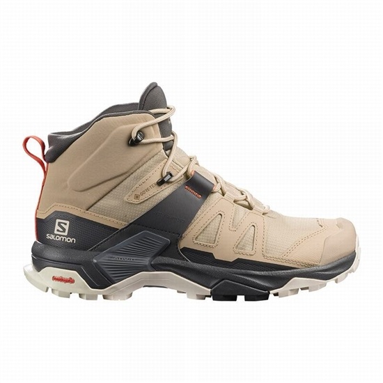 Salomon X Ultra 4 Mid Gore-tex Women's Hiking Boots Brown | AYKQ03624