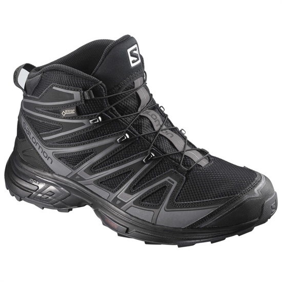 Salomon X-chase Mid Gtx Men's Hiking Shoes Black | DOKS64108