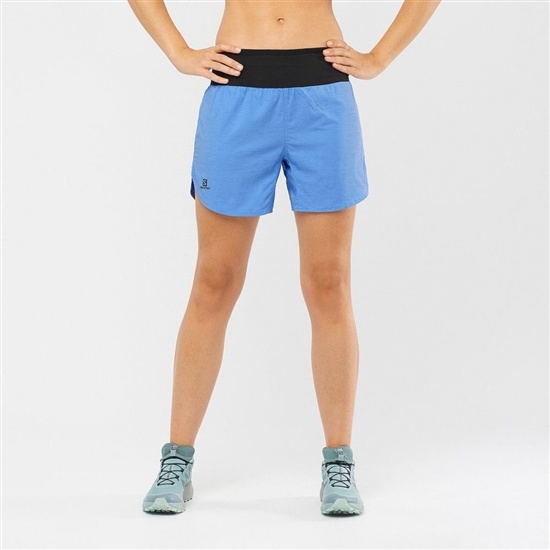 Salomon Xa 2in1 Women's Shorts Blue | IMXW43620