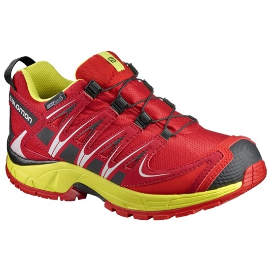 Salomon Xa Pro 3d Cswp J Kids' Trail Running Shoes Red / Yellow | LIJU90268