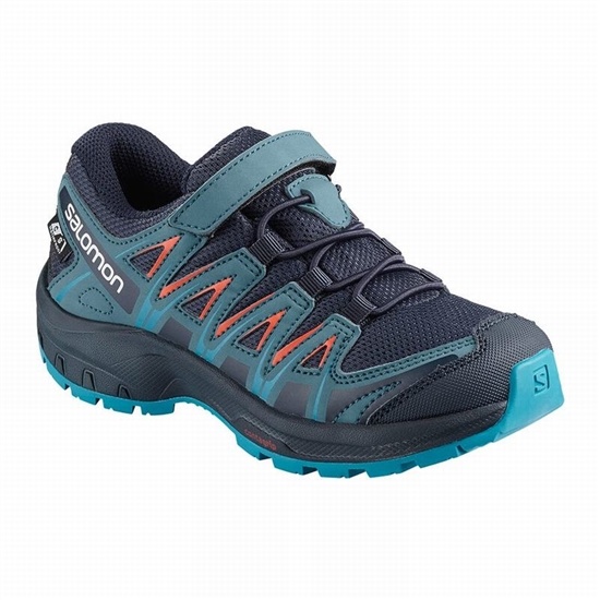 Salomon Xa Pro 3d Cswp K Kids' Trail Running Shoes Navy / Blue | YHQD43860