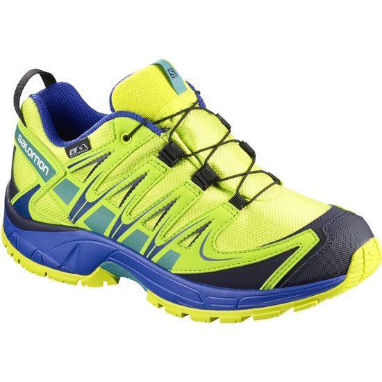 Salomon Xa Pro 3d Cswp K Kids' Trail Running Shoes Yellow / Blue | YOKQ67953