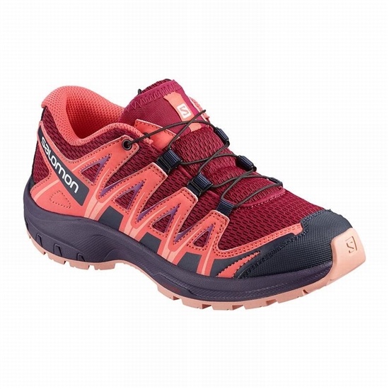 Salomon Xa Pro 3d J Kids' Trail Running Shoes Red / Orange | ZDGF08367