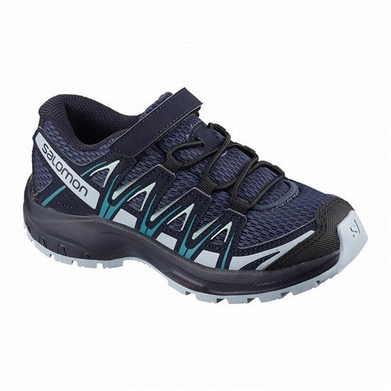 Salomon Xa Pro 3d K Kids' Trail Running Shoes Blue Indigo / Blue | PGRQ82753