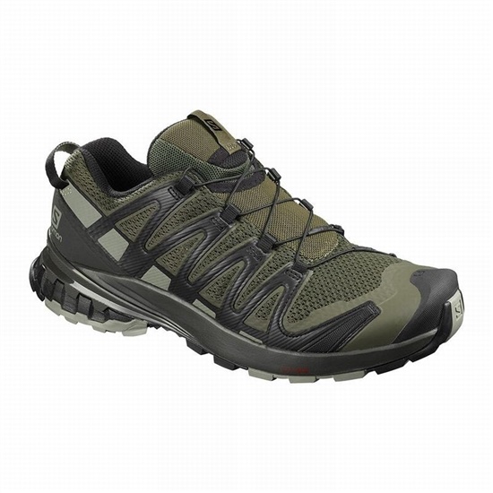 Salomon Xa Pro 3d V8 Men's Hiking Shoes Olive | KQSX08627