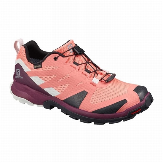 Salomon Xa Rogg Gtx W Women's Trail Running Shoes Coral / Black | SIPA73415