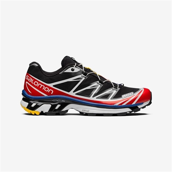 Salomon Xt-6 Racing Men's Sneakers Black / White / Red | ZNVI79530